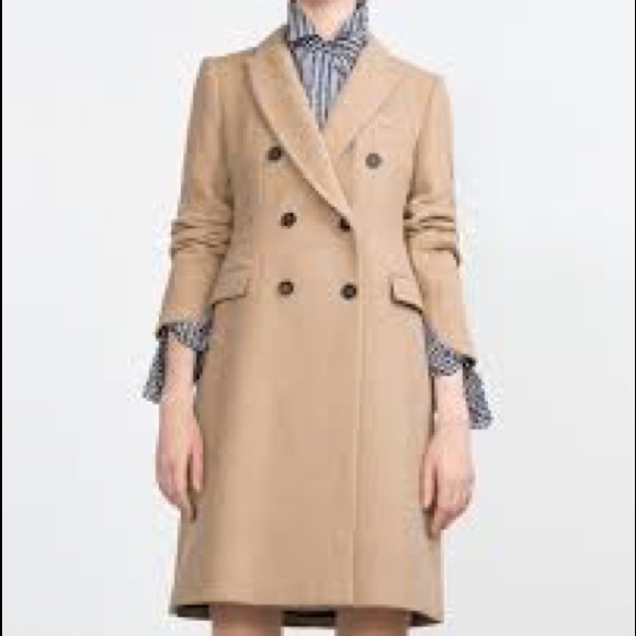 COPY - ZARA WOMEN MASCULINE COAT CAMEL - Picture 7 of 7